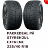 Styrehjul Extreme 225/40 R18